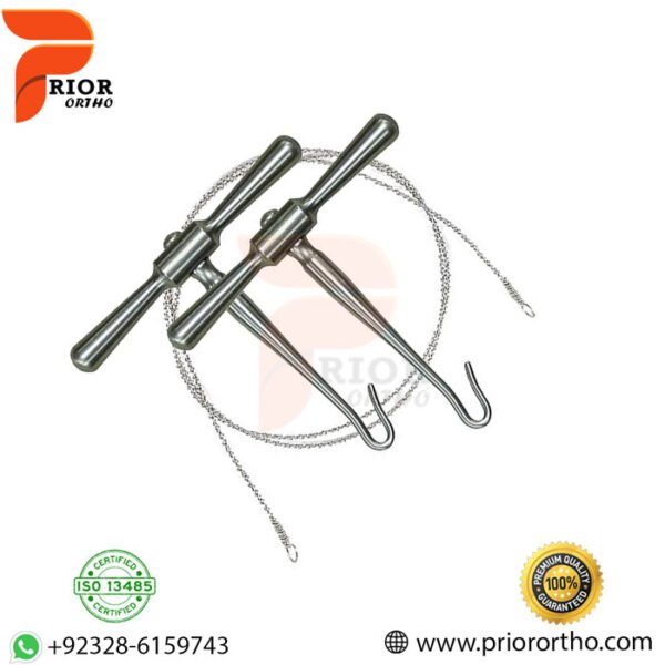 Gigli saw wire with handle