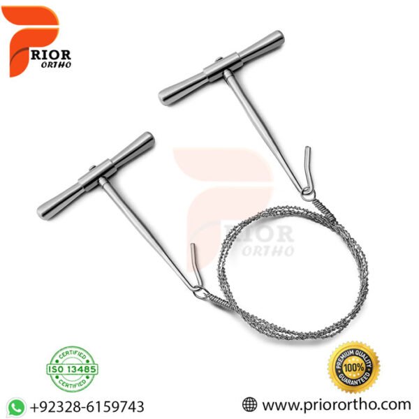 Gigli saw wire with handle