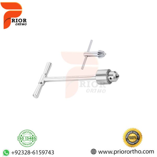 Orthopedic T-Handle with Stainless Steel